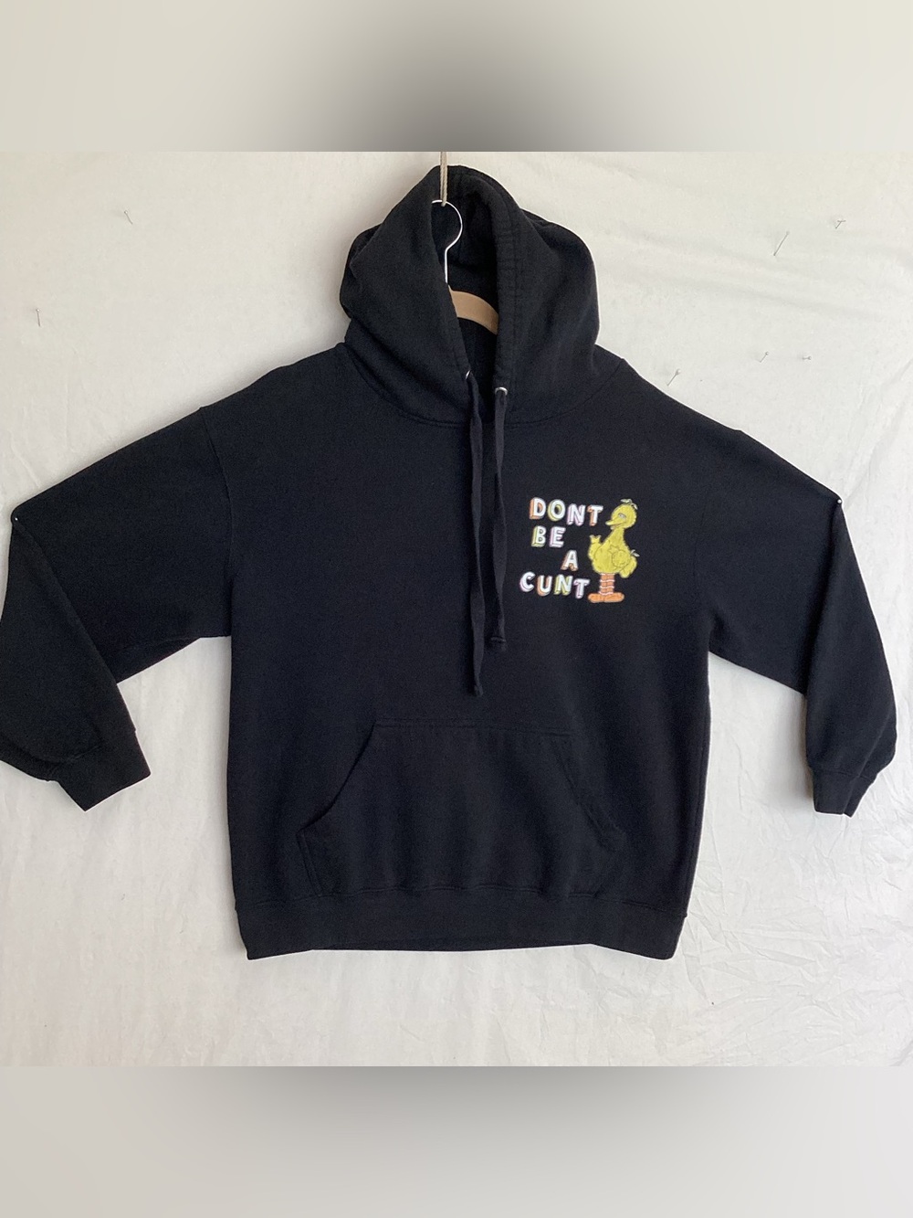 A-holeś live forever don’t be a €unt hoodie sweatshirt big bird - Picture 2 of 10